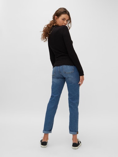 Nmberry L/S High Neck Top Noos