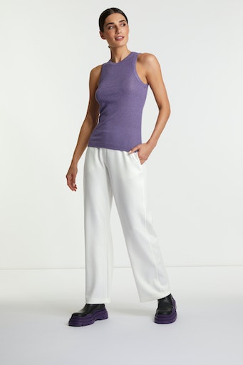 Ecovero Rib Lurex Top