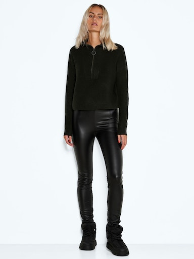 Nmaloha Hw Skinny Coated Legging N