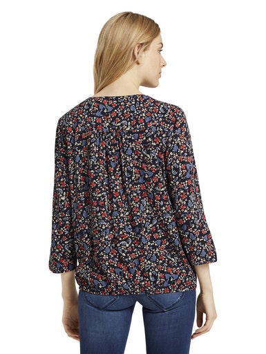 Blouse With Feminine Neckline